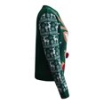 thumbnail image 3 of Suéter Simply Basic para Mujer, con Cuello Redondo, Estampado Reno, Pompon en Naríz Verde Talla M, 3 of 4