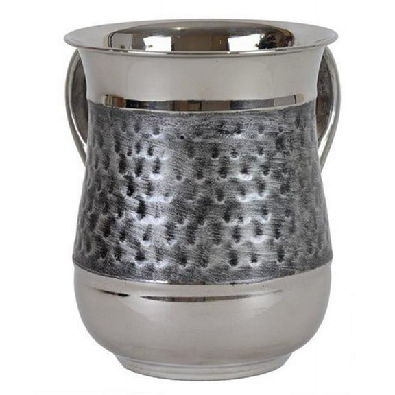 Netila 56982 Stainless Steel Washing Cup, Brushed Silver