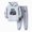 A1-Grey, variant on Boys and Girls Cute Cartoon Print Long Sleeved Hoodie Pants Casual Two Piece Set 6-24 Months 2T 3T 4T 5T 6T Children AG,7-8 Years