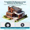 thumbnail image 4 of "Timbre Inalámbrico Impermeable Con Luz Led 1 Transmiso 1 Rec Lab.G, Negro ", 4 of 5
