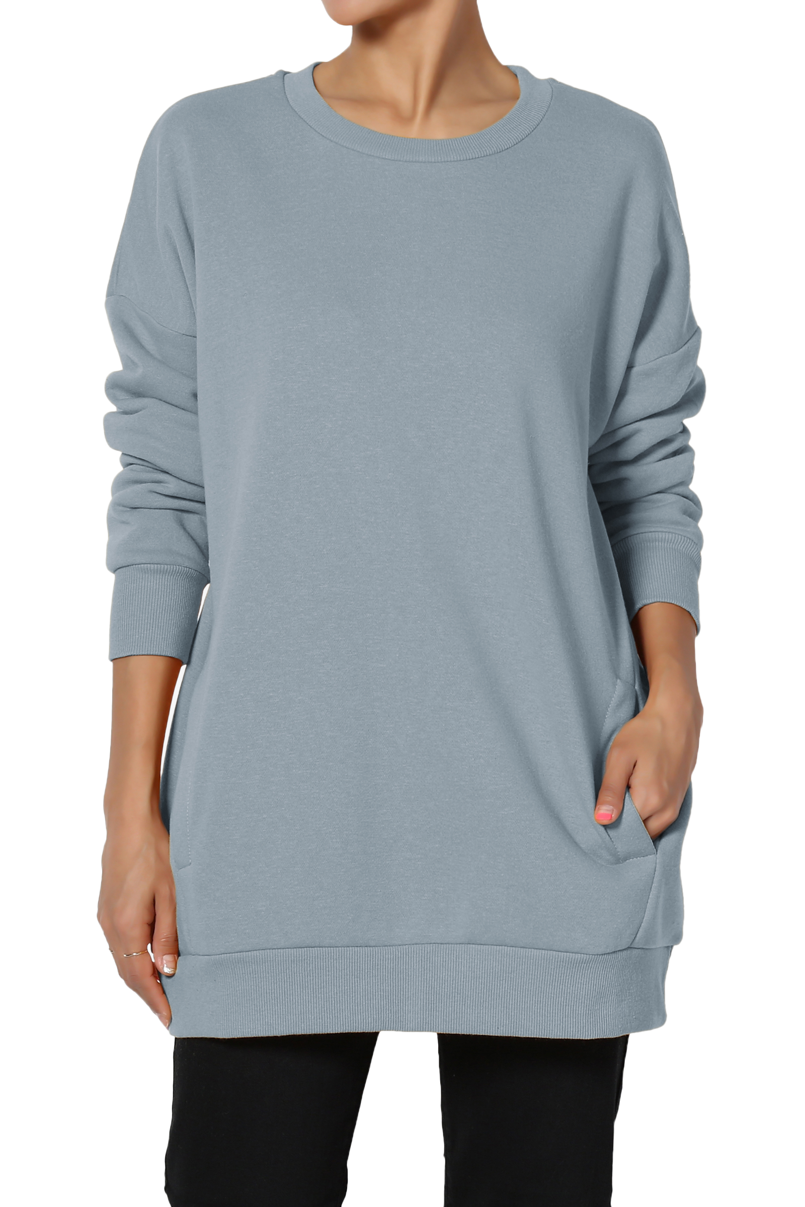crew neck oversized sweatshirt