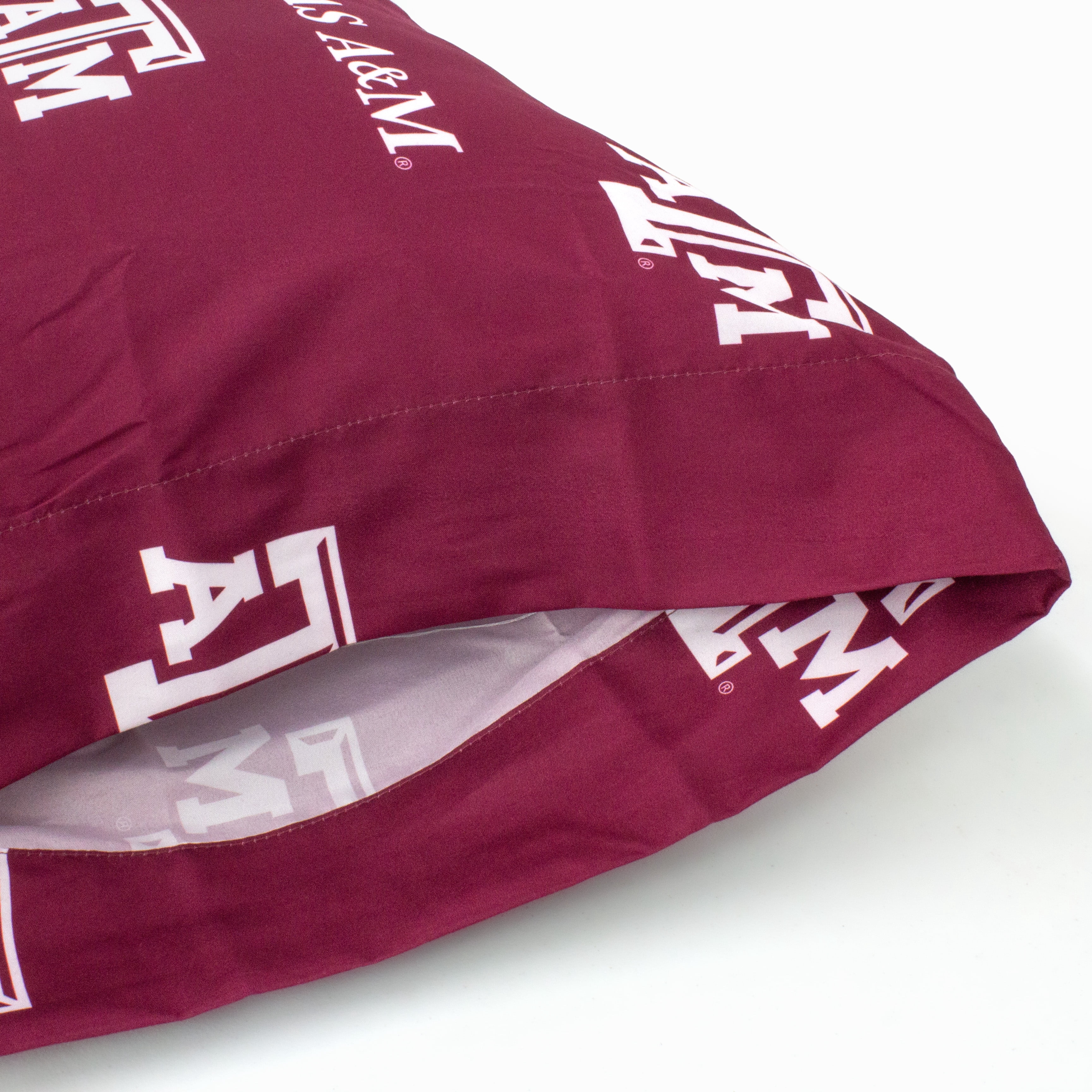 Texas A&M Aggies Pillowcase Pair, Standard, 20" x 30" (2 Standard Pillowcases)