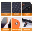 thumbnail image 6 of 200 Watt Portable Solar Panel for Power Station, Foldable Solar Charger with MC-4 Output,QC3.0 USB-C&USB-A Ports 23.5% High Efficiency IP67 Waterproof 4 Kickstands for Camping RV Blackout, 6 of 8