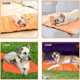 thumbnail image 5 of Alfombra de cama para mascotas impermeable para exteriores, 110x68cm, lavable, antiestática, higiénica, plegable, manta de viaje para mascotas grandes, 5 of 5