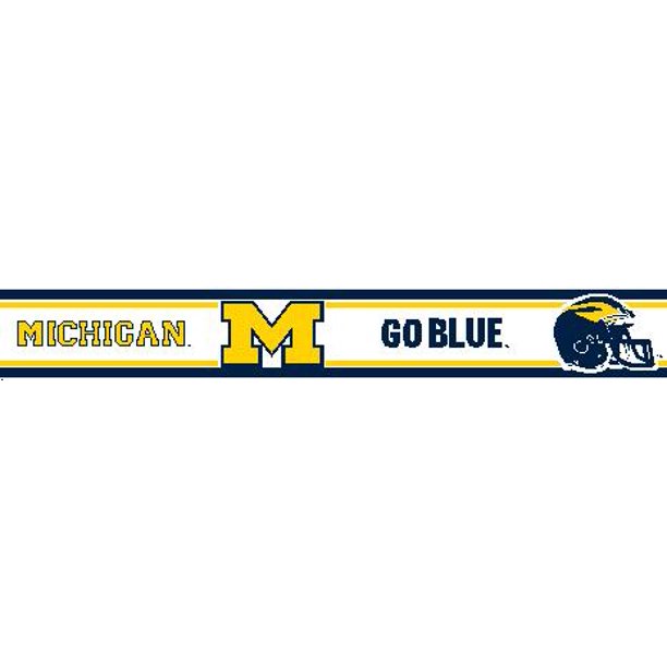 Michigan 5 5 Inch Height Wallpaper Border Walmart Com