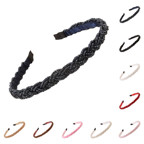 UJNDER Stylish Headband for Women Non Hair Accessory Stretchable Head Wrap for Everyday Use Navy