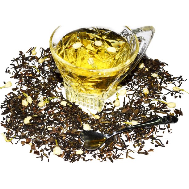 Jasmine Green Tea Caffeinated Loose Leaf Tea 2oz