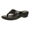 thumbnail image 2 of AXXD Women Black Sandals Clearance Flat Shoes Ladies Beach Sandals Summer Non-Slip Causal, 2 of 4