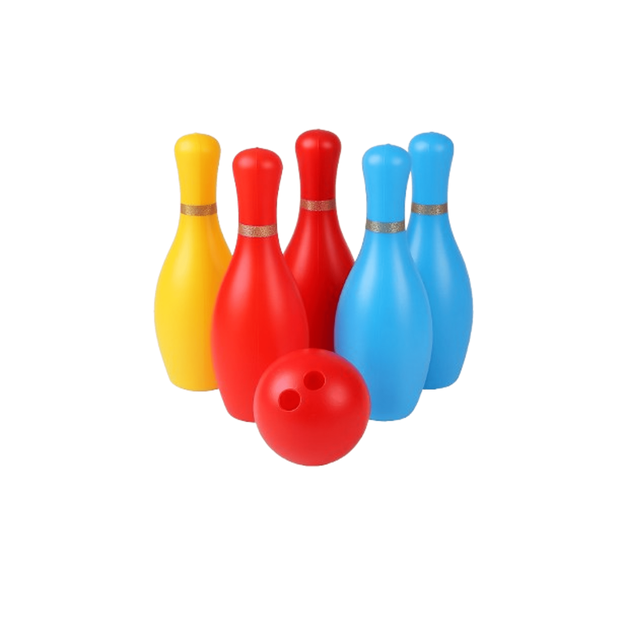 Classic Colorful Lightweight 6-Pin Bowling Set for Toddlers Indoor Outdoor Play