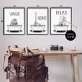thumbnail image 4 of Stupell Industries Wash Soak Relax Jungle Animals Animals & Insects Painting Black Framed Art Print Wall Art, 24 x 30, Set of 3, 4 of 9