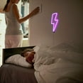 thumbnail image 7 of TECHSHARE Lightning Bolt Neon Signs, LED Lightning Neon Sign for Bedroom(Pink), 7 of 7