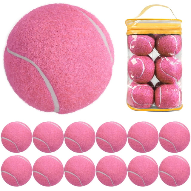 Eccomum 12 Paquets Balles de Tennis d'Entraînement et d'Appariement de Pression