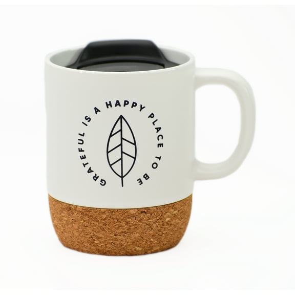 Mug-Cork-Grateful Is A Happy Place