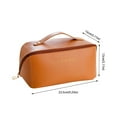 PU Makeup Bag Portable Travel Storage Bag Large Capacity Cosmetic Bag