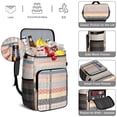 thumbnail image 5 of Travel Cooler Bag - Boho Bohemia Pioneer Flower Geometric Line Art Camping Beer Cooler Backpack with Bottle Opener- Waterproof Insulated Picnic Backpacks - Cooler Bag for Beach, 5 of 6