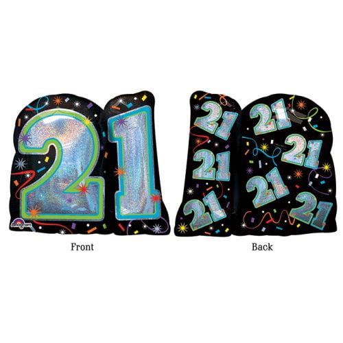Burton & Burton Happy Birthday 27" 21 Brilliant Balloon