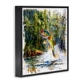 thumbnail image 3 of Stupell Industries Traditional Jumping Bass Splash Black Framed Giclee Art, 12 x 12, by LSR Design Studio, 3 of 8
