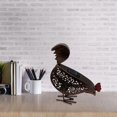 thumbnail image 4 of Linternas solares de pollo de hierro retro luces solares huecas con H, 4 of 6