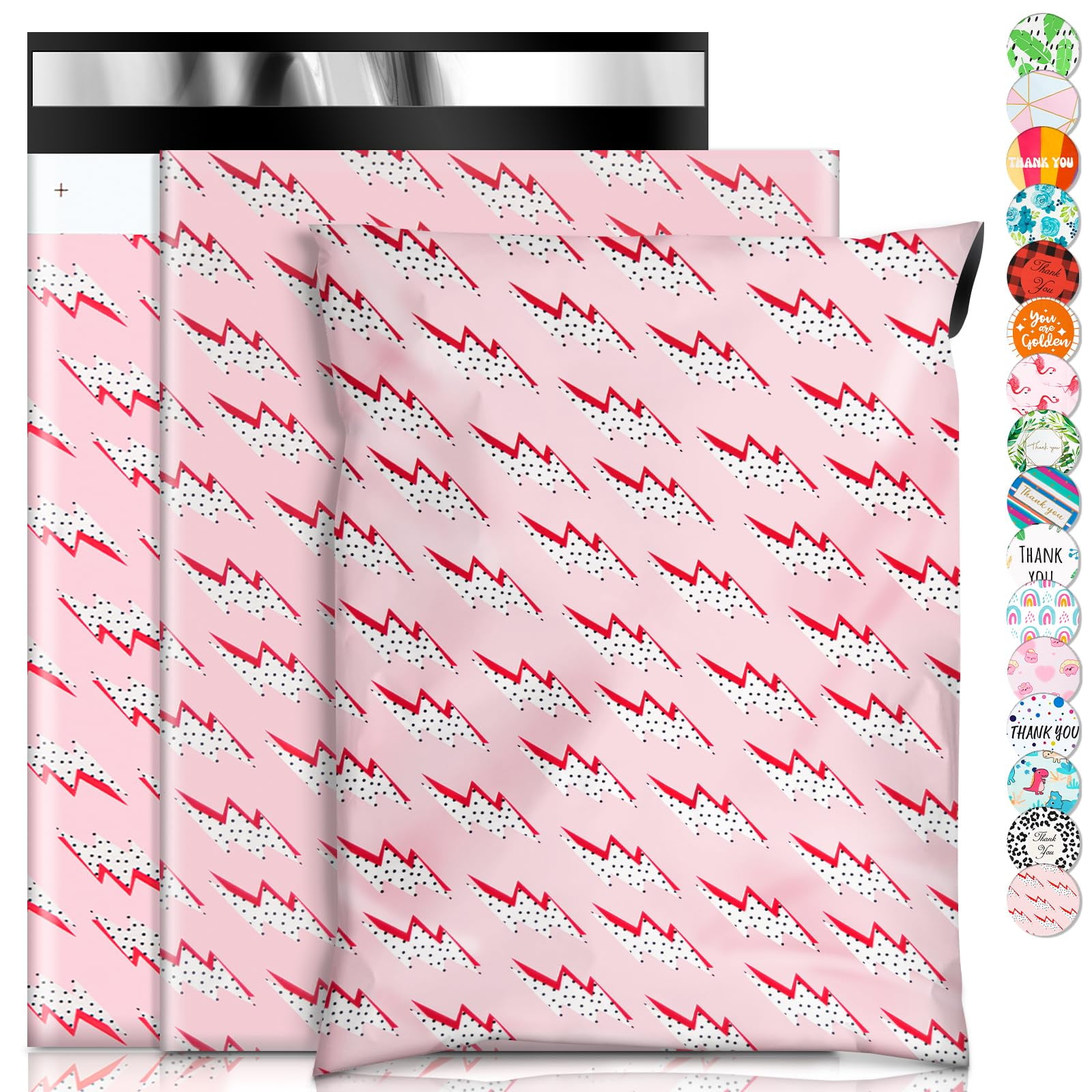 Poly Mailers 10x13, 100PCS Packaging Bags, Strong Thick Mailers Poly Bags for Shipping, Mailing Envelopes Bags for Small Business, Clothes