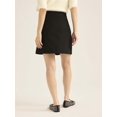 thumbnail image 2 of Scoop Women’s Pleated Drape Mini Skirt, Sizes XS-XXL, 2 of 4