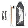 thumbnail image 2 of Ensemble de Traîneau pour Cerf Transporteur Polyvalent avec Tracteur Costume de Traîne-Cerf Noir, 2 of 8