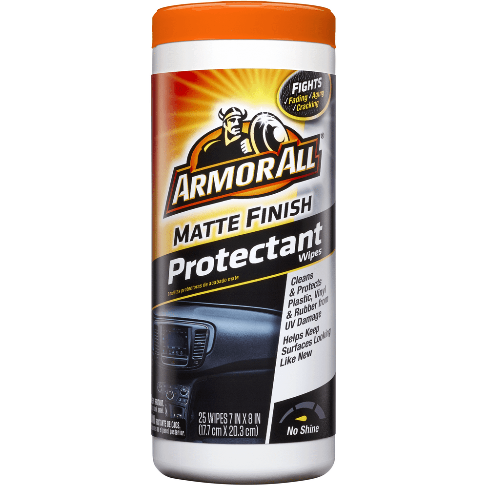 Armor All Matte Finish Protectant Wipes, 25 count, Auto