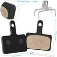 thumbnail image 6 of 4 Pairs Bike Brake Pads,Bicycle Brake Pads with Installation Tools Compatible with Trp Tektro Shimano Brake Pads MT200 M355 M446 M315 M365,MTB Bike Disc Brake Pads Compatible with Ebike Brake Pads, 6 of 10