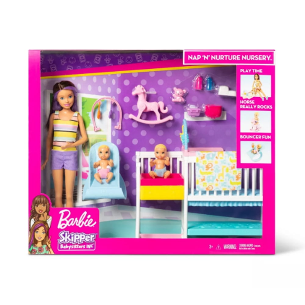 barbie nap and play nursery