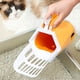 thumbnail image 1 of Pala de arena para gatos – Plástico ABS de filtrado rápido • Mango ergonómico antideslizante • Tamizador duradero para excrementos de mascotas • 26x14x11cm • Opciones rojas, grises y amarillas, 1 of 7