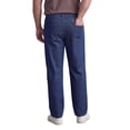 thumbnail image 4 of Turtle Bay New York Mens Comfort Fit Casual Elastic Waist Pull on Jeans in Denim (Plus Sizes), 4 of 10