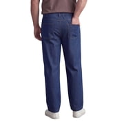 Turtle Bay New York Mens Comfort Fit Casual Elastic Waist Pull on Jeans in Denim (Plus Sizes)