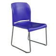 thumbnail image 4 of Blue Plastic Sled Stack Chair, 4 of 4