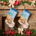 thumbnail image 6 of Sikiie Beach Starfish Shell Christmas Stockings,18 Inches Christmas Stockings Xmas Hanging Stockings for Family Christmas Decorations & Gifts, 6 of 7
