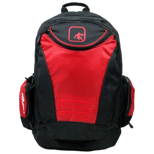 And1 Diagonal Zip Red Backpack