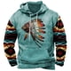 thumbnail image 2 of Sudadera con capucha de estilo étnico indio con estampado 3D para hombre y mujer, ropa de calle retro de gran tamaño, sudadera con capucha Y2k, sudaderas con capucha, ropa para niños, 2 of 5