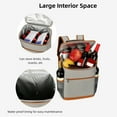 thumbnail image 4 of Cooler Backpack, Soft Backpack Coolers Insulated Leak Proof, Thermal Cooler Lunch Backpack Ice Chest Backpack Cooler Bag for Beach Travel Camping Picnic Hiking, 4 of 7