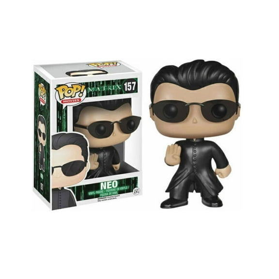 Funkoe- Movies Matrix Neo #157 POP ! Up Model Toys Collections, Vinyl Birthday gift collectible names ( Plastic protective shell)