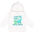 thumbnail image 2 of Inktastic I Love My Auntie-saurus Cute Brontosaurus Family Toddler Hoodie, 2 of 4