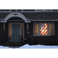thumbnail image 2 of WOWindow Posters House Full of USA FlagsPatriotic Old Glory American Flag USA Window Decoration Six 34.5"x60" Backlit Poster, 2 of 4