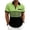 Green, variant on JTSRKL Men's Color Block Striped Waffle Knit Shirts Collar Short Sleeve Vintage Classic Tops Casual Loose Fit Golf Daily Business Tops Green S