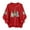 Red#7, variant on SwiftWear Red Christmas Themed Crewneck Sweatshirt for Women - Holiday Cute Print Long Sleeve Pullover Cozy No-Hood Design with Festive Patterns
