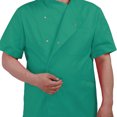 thumbnail image 4 of Men's Chef Coat Short Sleeve Chef Jacket, 4 of 5