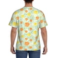 thumbnail image 2 of Rocae Tree Palms Lemon for Men's Moisture-Wicking Crew Tee - T-Shirt for Sports, Outdoor Activities, and Casual WearLarge, 2 of 9