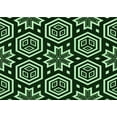 thumbnail image 1 of Ahgly Company Machine Washable Indoor Rectangle Transitional Night Black Area Rugs, 5' x 8', 1 of 1