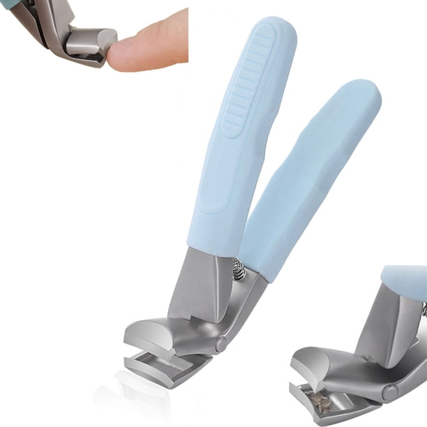 Ganfancp Cortauñas Cortauñas para Uñas Gruesas Cortauñas de Acero Inoxidable con Recoge Uñas para Hombres Mujeres Liquidación 1X Cortauñas