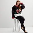 thumbnail image 4 of Juniors Plus Jollidays 3D Holiday Sweater Color: Blk Friend Size: 2X, 4 of 4