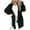 Black1, variant on Long Sleeve Sweater Cardigan Womens Open Front Lightweight Sweaters Fall Knit Coat with Pocket