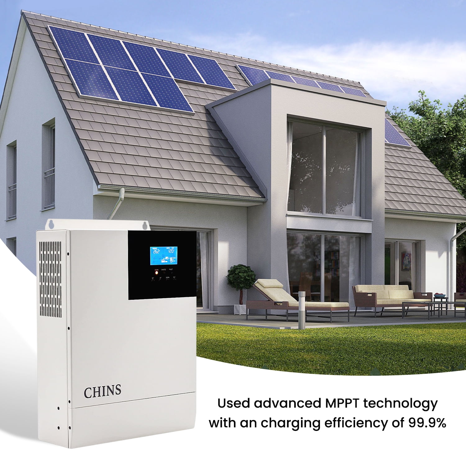 CHINS 48V Pure Sine Maximum off-Grid Smart Integrated Machine All-in-One Inverter