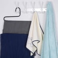 thumbnail image 2 of Coat Rack Wall Mounted - 5 Tri Hooks, Heavy Duty, Stainless Steel, Metal Coat Hook Rail For Coat Hat Towel Purse Robes Mudroom Bathroom Entryway (Black, 2 Packs)-White, 2 of 5