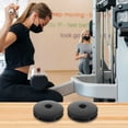 thumbnail image 4 of AURARMLET 2-Pack Replacement Black Plastic Wheel Caps for Gym Equipment, Perfect for Home Gym and Fitness Machine Maintenance, 4 of 8